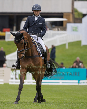 BEN HOBDAY (GBR) AND LAWLESS LIL TAKING PART IN THE DRESSAGE PHASE OF THE  CIC THREE STAR COMPETITION AT THE 2017 EQUI-TREK BRAMHAM INTERNATIONAL HORSE TRIALS