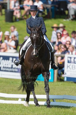Louise Harwood (GBR) riding Jenga II