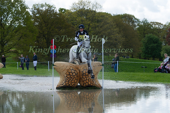 PIPPA FUNNELL (GBR) RIDING  BILLY THE BIZ COMPETING IN THE CROSS COUNTRY PHASE OF THE  CIC THREE STAR COMPETITION AT THE  2017 DODSON AND HORRELL CHATSWORTH INTERNATIONAL HORSE TRIAL.