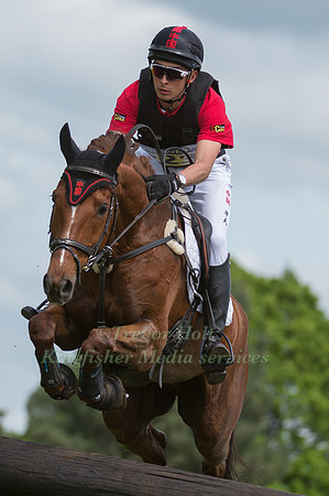 ALEX  HUA TIAN CHN RIDING DON GENIRO COMPETING IN THE CROSS COUNTRY PHASE OF THE  INTERMEDIATE  COMPETITION AT THE  2017 ROCKINGHAM CASTLE INTERNATIONAL HORSE TRIAL.