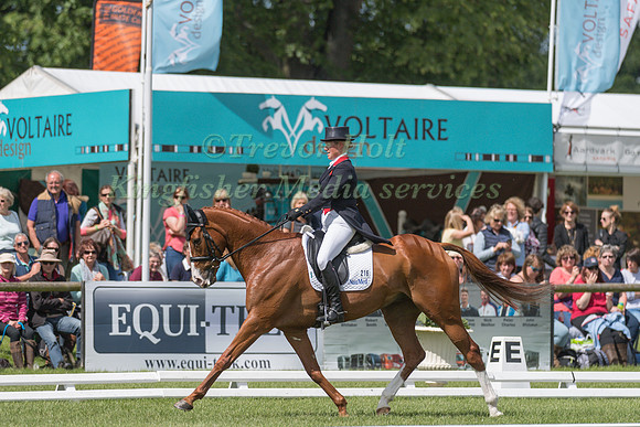 ZARA TINDALL (GBR) AND FERNHILL FACETIME TAKING PART IN THE DRESSAGE PHASE OF THE  CIC THREE STAR COMPETITION AT THE 2017 EQUI-TREK BRAMHAM INTERNATIONAL HORSE TRIALS