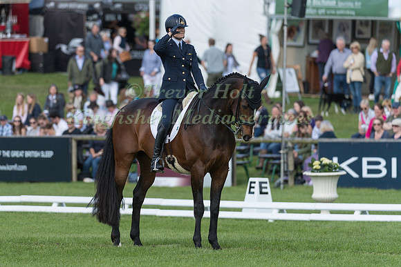 STELLA  BENATTI (ITA) AND ZARON TAKING PART IN THE DRESSAGE PHASE OF THE  CIC THREE STAR COMPETITION AT THE 2017 EQUI-TREK BRAMHAM INTERNATIONAL HORSE TRIALS