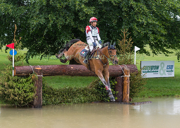 TOSHIYUKI  TANAKA (JPN) AND TALMA D ALLOU TAKING PART IN THE CROSS COUNTRY PHASE OF THE  CCI THREE STAR COMPETITION AT THE 2017 EQUI-TREK BRAMHAM INTERNATIONAL HORSE TRIALS