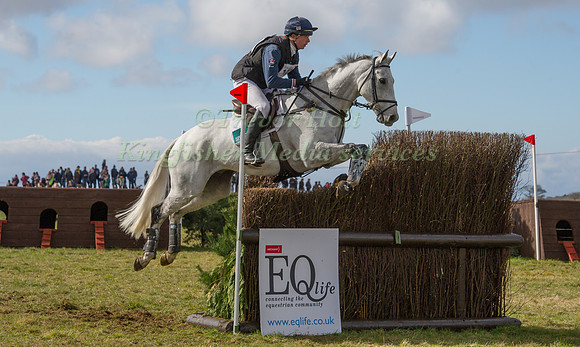 Harry Dzenis riding Xam