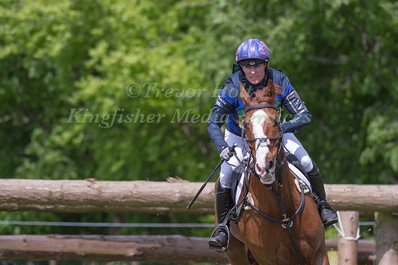 ZARA TINDALL  RIDING BGS CLASS AFFAIR COMPETING IN THE CROSS COUNTRY PHASE OF THE  INTERMEDIATE  COMPETITION AT THE  2017 ROCKINGHAM CASTLE INTERNATIONAL HORSE TRIAL.