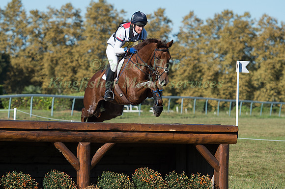 Kristina Cook (GBR) riding Billy The Red