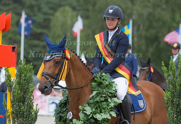 JULIA KRAJEWSKI (GER) AND SAMOURAI DU THOT
