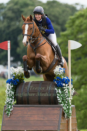 POLLY JACKSON GRIFFIN  RIDING PAPILLON COMPETING IN THE CROSS COUNTRY PHASE OF THE ADVANCED  INTERMEDIATE  CLASS AT THE  2017 ROCKINGHAM CASTLE INTERNATIONAL HORSE TRIAL.