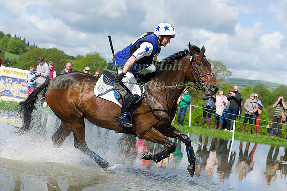 RACHEL ROBINSON (GBR) RIDING  MJI LIMMERICK BELL COMPETING IN THE CROSS COUNTRY PHASE OF THE  CIC THREE STAR COMPETITION AT THE  2017 DODSON AND HORRELL CHATSWORTH INTERNATIONAL HORSE TRIAL.