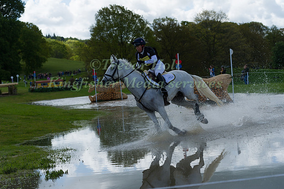 PIPPA FUNNELL (GBR) RIDING  BILLY THE BIZ COMPETING IN THE CROSS COUNTRY PHASE OF THE  CIC THREE STAR COMPETITION AT THE  2017 DODSON AND HORRELL CHATSWORTH INTERNATIONAL HORSE TRIAL.