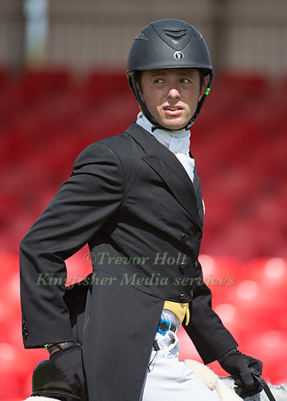 Harry Dzenis (GBR) riding Xam