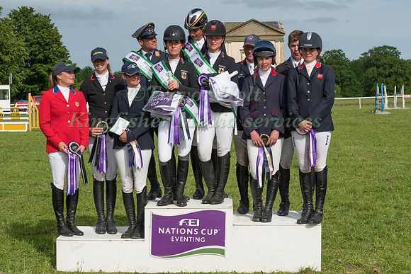 Team Presentation of the Nations Cup at the 2017 Houghton International Horse Trials