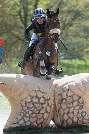 BETTINA HOY RIDING SEIGNEUR MEDICOTT COMPETING IN THE CROSS COUNTRY PHASE OF THE  CIC THREE STAR COMPETITION AT THE  2017 DODSON AND HORRELL CHATSWORTH INTERNATIONAL HORSE TRIAL.