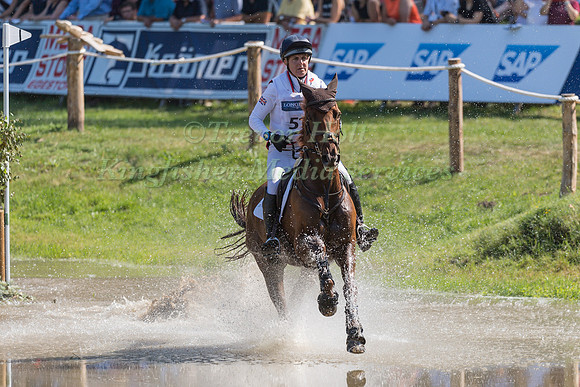 Kristina Cook (GBR) and Billy the Red