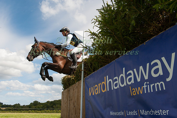 Caroline   Powell (NZL) riding Spice Sensation