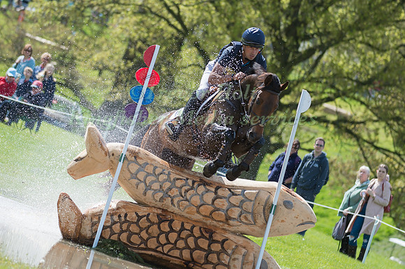 TIM  PRICE (NZL) RIDING  COOLEY SHOWTIME COMPETING IN THE CROSS COUNTRY PHASE OF THE  CIC THREE STAR COMPETITION AT THE  2017 DODSON AND HORRELL CHATSWORTH INTERNATIONAL HORSE TRIAL.