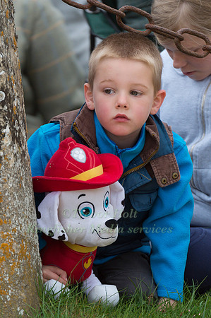 A young Spectator at the 2017 Misubishi Motors Badminton Horse Trials