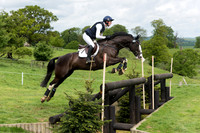 PAUL SIMS (GBR) RIDING OAKEN GEORGE COMPETING IN THE CROSS COUNTRY PHASE OF THE  CIC ONE STAR COMPETITION AT THE  2017 ROCKINGHAM CASTLE INTERNATIONAL HORSE TRIAL.