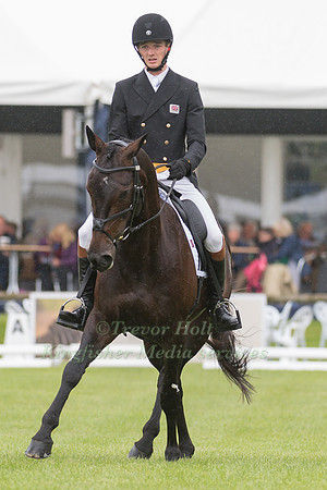 TOM JACKSON (GBR) AND DUSTY II TAKING PART IN THE DRESSAGE PHASE OF THE  CIC THREE STAR COMPETITION AT THE 2017 EQUI-TREK BRAMHAM INTERNATIONAL HORSE TRIALS e