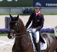 Charlotte Fry (GBR) and Dark Legend