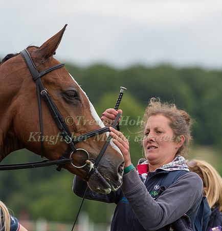LYNN SWIFT AND ONE TWO MANY AFTER THE DRESSAGE