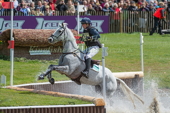 Harry Dzenis (GBR) riding Xam