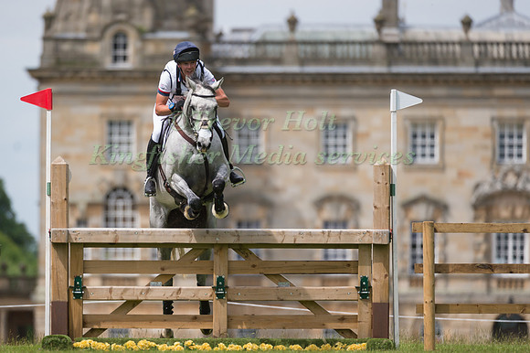 WILL FURLONG (GBR) RIDING COLLIEN P 2 TAKING PART IN THE CROSS COUNTRY PHASE OF THE CICO THREE STAR AT THE 2017 HOUGHTON INTERNATIONAL HORSE TRIALS