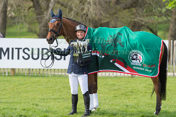 Michael Jung of Germany  and La Biosthetique - Sam FBW and the Badminton Trophy