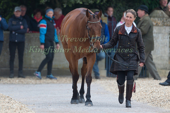 Sarah Ennis (IRL) and Horseware Stellor Rebound at the Final  Horse Inspection of the 2017 Mitsubishi Motors Badminton Horse Trials