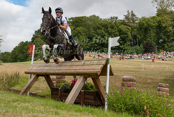 Nicola Wilson (GBR) riding Beltane Queen
