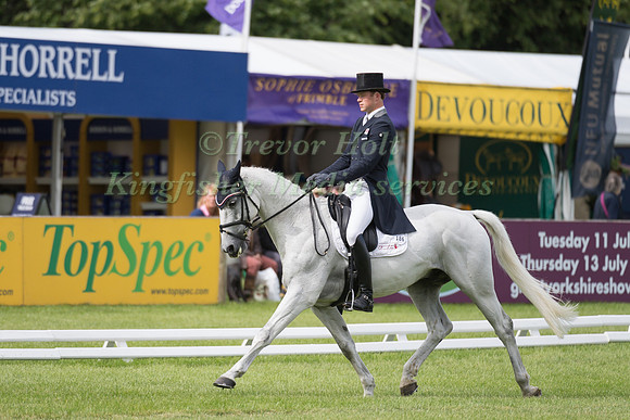 SAM ECROYD (GBR) AND ARCO BB TAKING PART IN THE DRESSAGE PHASE OF THE  CIC THREE STAR COMPETITION AT THE 2017 EQUI-TREK BRAMHAM INTERNATIONAL HORSE TRIALS