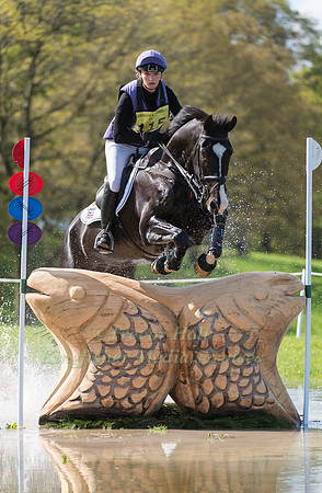EMILY KING (GBR) RIDING  COOLEY CURRENCY COMPETING IN THE CROSS COUNTRY PHASE OF THE  CIC THREE STAR COMPETITION AT THE  2017 DODSON AND HORRELL CHATSWORTH INTERNATIONAL HORSE TRIAL.