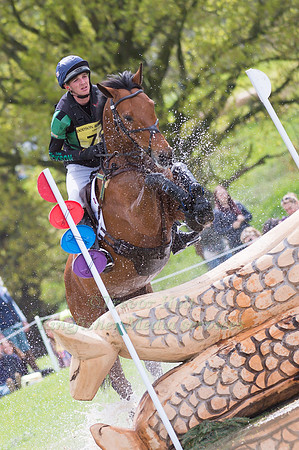 TOM JACKSON (GBR) RIDING  CARPA DU BUISSON Z COMPETING IN THE CROSS COUNTRY PHASE OF THE  CIC THREE STAR COMPETITION AT THE  2017 DODSON AND HORRELL CHATSWORTH INTERNATIONAL HORSE TRIAL.