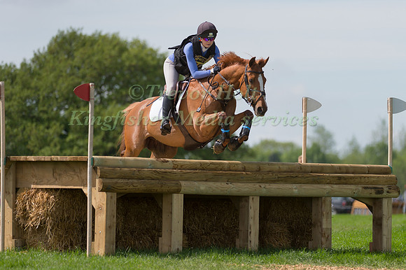 NICOLE GWYNNE  RIDING FREE FLOW COMPETING IN THE CROSS COUNTRY PHASE OF THE  INTERMEDIATE  COMPETITION AT THE  2017 ROCKINGHAM CASTLE INTERNATIONAL HORSE TRIAL.