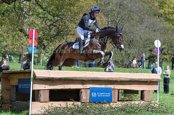 OLIVER TOWNEND (GBR) RIDING  NOTE WORTHY COMPETING IN THE CROSS COUNTRY PHASE OF THE  EVENT RIDERS MASTERS COMPETITION AT THE  2017 DODSON AND HORRELL CHATSWORTH INTERNATIONAL HORSE TRIAL.