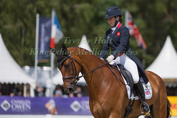 LAURA COLLETT (GBR) AND MR. BASS