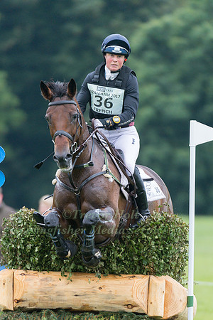 PIGGY FRENCH (GBR) AND VANIR KAMIRA TAKING PART IN THE CROSS COUNTRY PHASE OF THE  CCI THREE STAR COMPETITION AT THE 2017 EQUI-TREK BRAMHAM INTERNATIONAL HORSE TRIALS