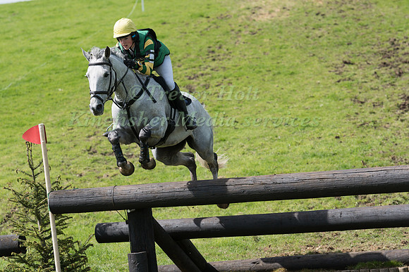 HOLLY NEEDHAM  RIDING STRIKE A POSE COMPETING IN THE CROSS COUNTRY PHASE OF THE  INTERMEDIATE  COMPETITION AT THE  2017 ROCKINGHAM CASTLE INTERNATIONAL HORSE TRIAL.
