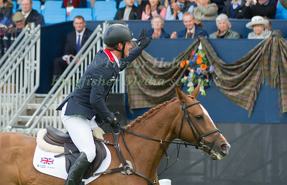 Oliver Townend of Great Britain riding Fenyas Elegance