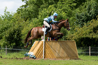ALICE PEARSON  RIDING WOLFERLOW PROLOGUE COMPETING IN THE CROSS COUNTRY PHASE OF THE  INTERMEDIATE  COMPETITION AT THE  2017 ROCKINGHAM CASTLE INTERNATIONAL HORSE TRIAL.