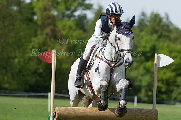CAROLINE  POWELL (NZL) RIDING UP UP AND AWAY COMPETING IN THE CROSS COUNTRY PHASE OF THE  INTERMEDIATE  COMPETITION AT THE  2017 ROCKINGHAM CASTLE INTERNATIONAL HORSE TRIAL.