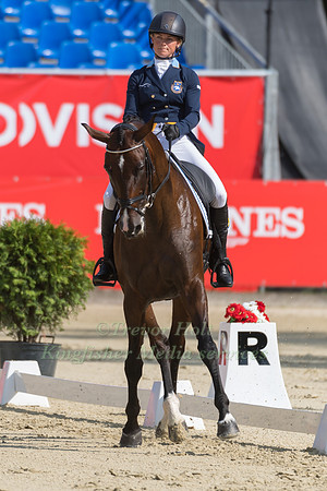 VITTORIA PANIZZON (ITA) AND CHEQUERS PLAY THE GAME