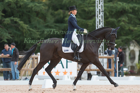 Kirsty Johnston of Great Britain riding Opposition Detective