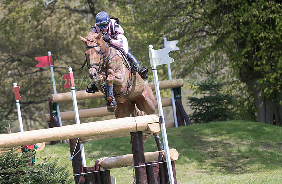 GEORGIE SPENCE (GBR) RIDING  HALLTOWN HARLEY