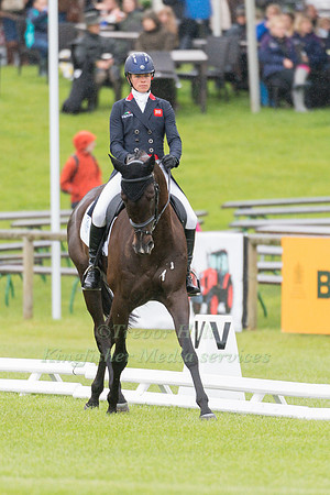 IZZY TAYLOR (GBR) AND TREVIDDEN TAKING PART IN THE DRESSAGE PHASE OF THE  CIC THREE STAR COMPETITION AT THE 2017 EQUI-TREK BRAMHAM INTERNATIONAL HORSE TRIALS e