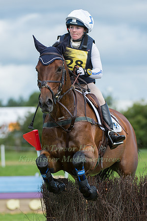 Samantha Hobbs riding Treblare
