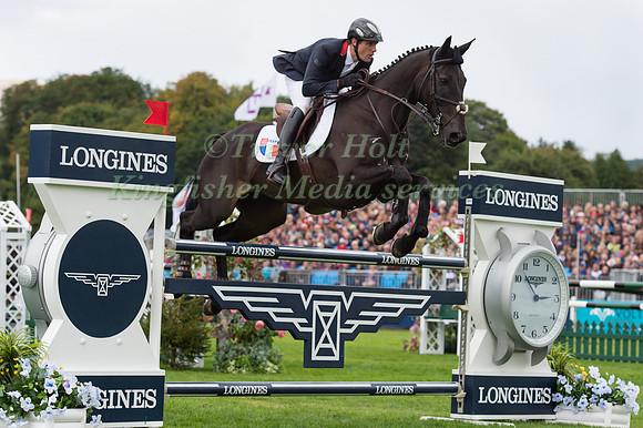 Nicolas Touzaint of France riding Radijague