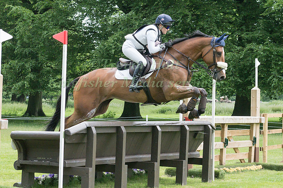 LAURA COLLETT (GBR) RIDING SIR PAPILLON  IN THE CROSS COUNTRY PHASE OF THE CCI ONE STAR AT THE 2017 HOUGHTON INTERNATIONAL HORSE TRIALS