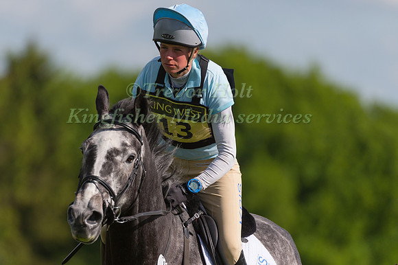 IZZY TAYLOR (GBR) RIDING BALLYCOOG GUINNESS COMPETING IN THE CROSS COUNTRY PHASE OF THE  CIC ONE STAR COMPETITION AT THE  2017 ROCKINGHAM CASTLE INTERNATIONAL HORSE TRIAL.