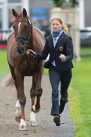 Sandra Auffarth of Germany with Opgun Louvo